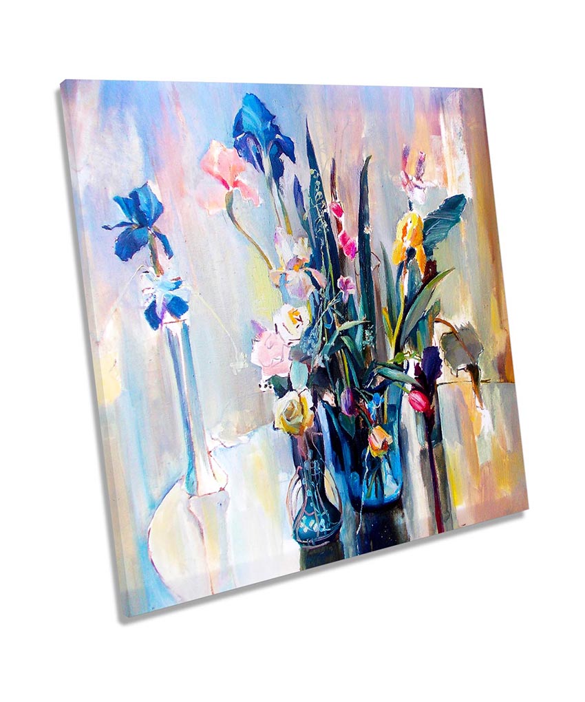 Still Life Floral Flowers Multi-Coloured