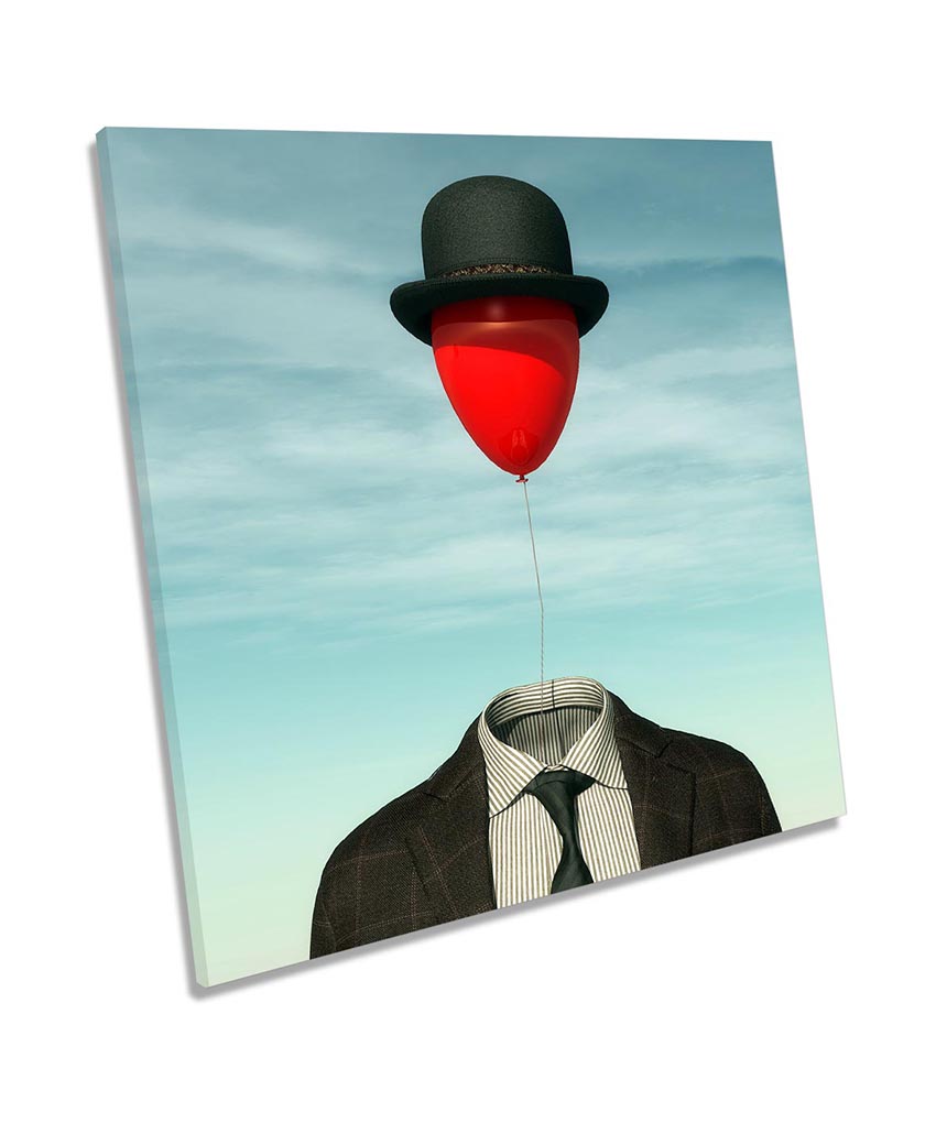 Balloon Top Hat Surreal Blue