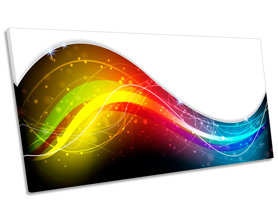 Abstract Rainbow Wave