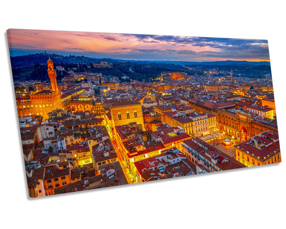 Florence Italy Skyline Night