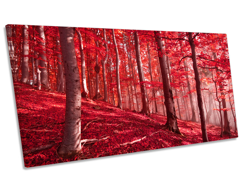 Red Forest Landscape