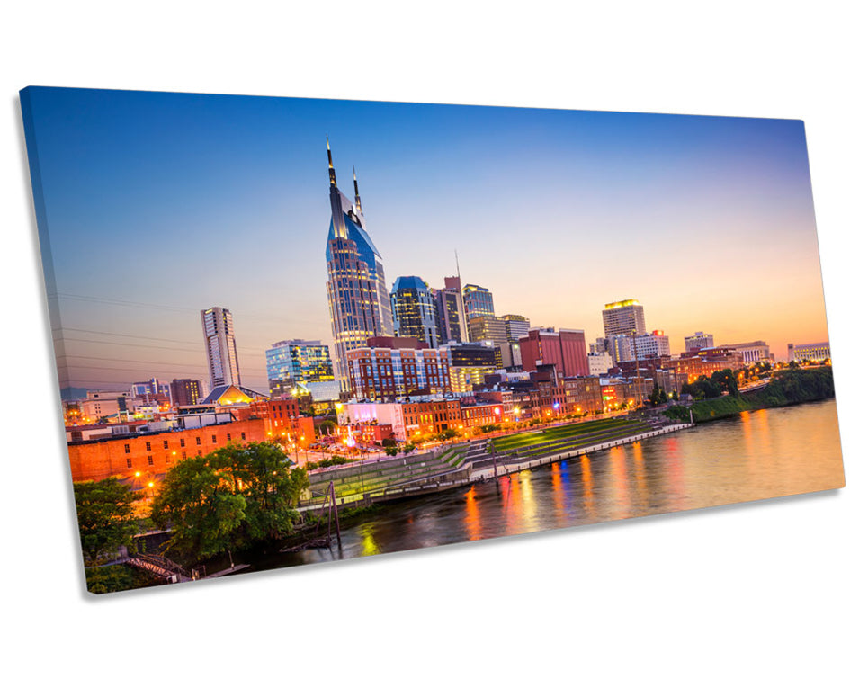 Nashville Tennessee City Skyline