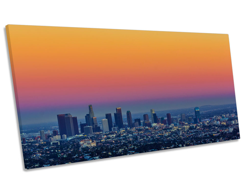 Los Angeles Sunset Skyline City
