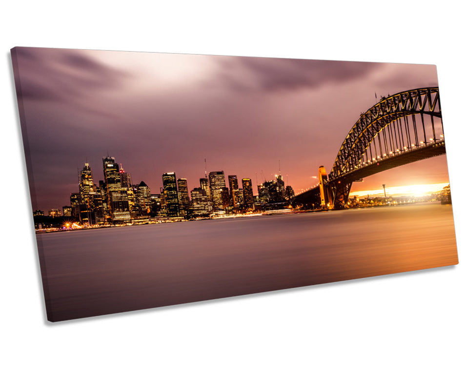 Sunset Sydney Harbour Skyline