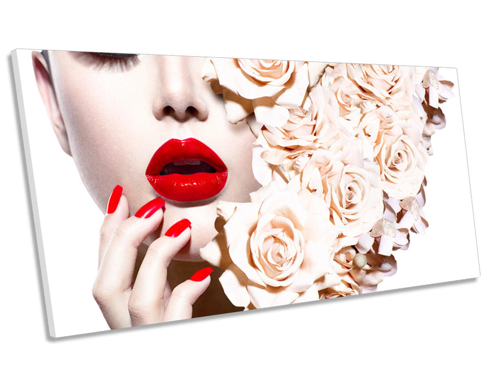 Beauty Fashion Floral Lips Picture