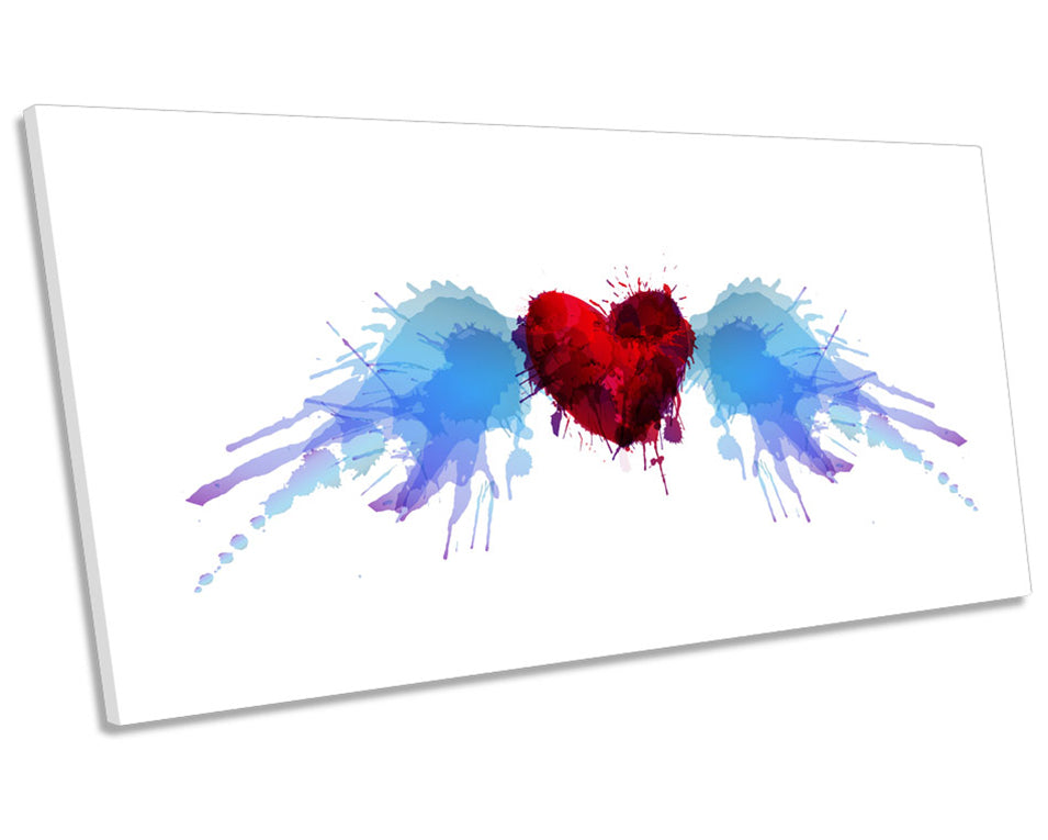 Angel Wings Red Heart Love Picture