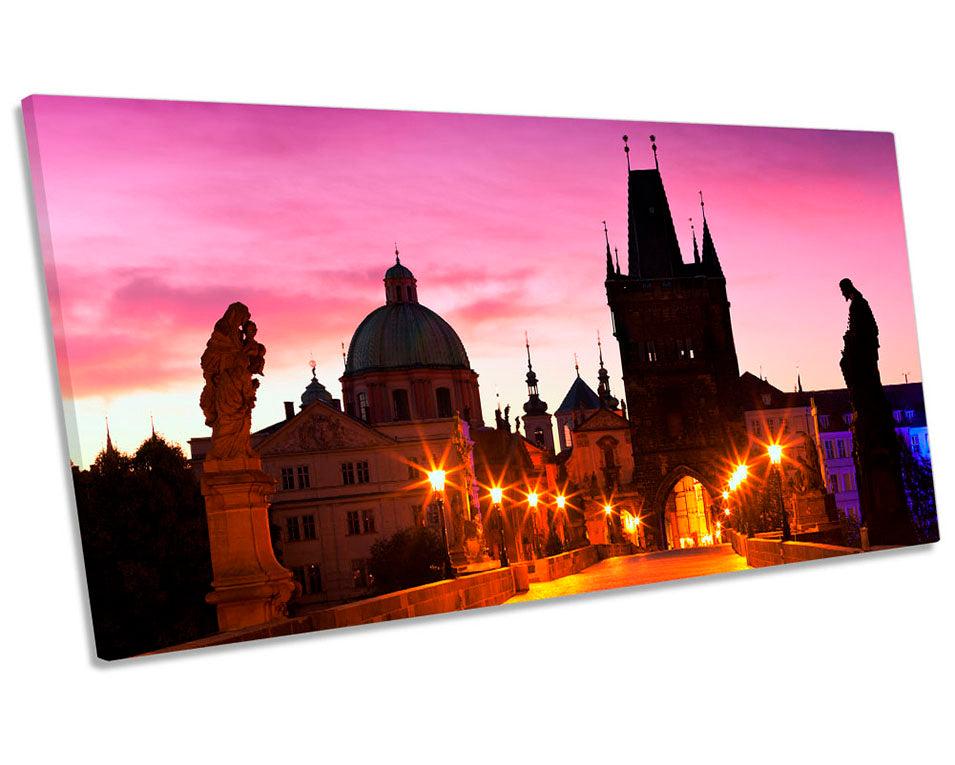 Prague Charles Bridge Sunset Picture