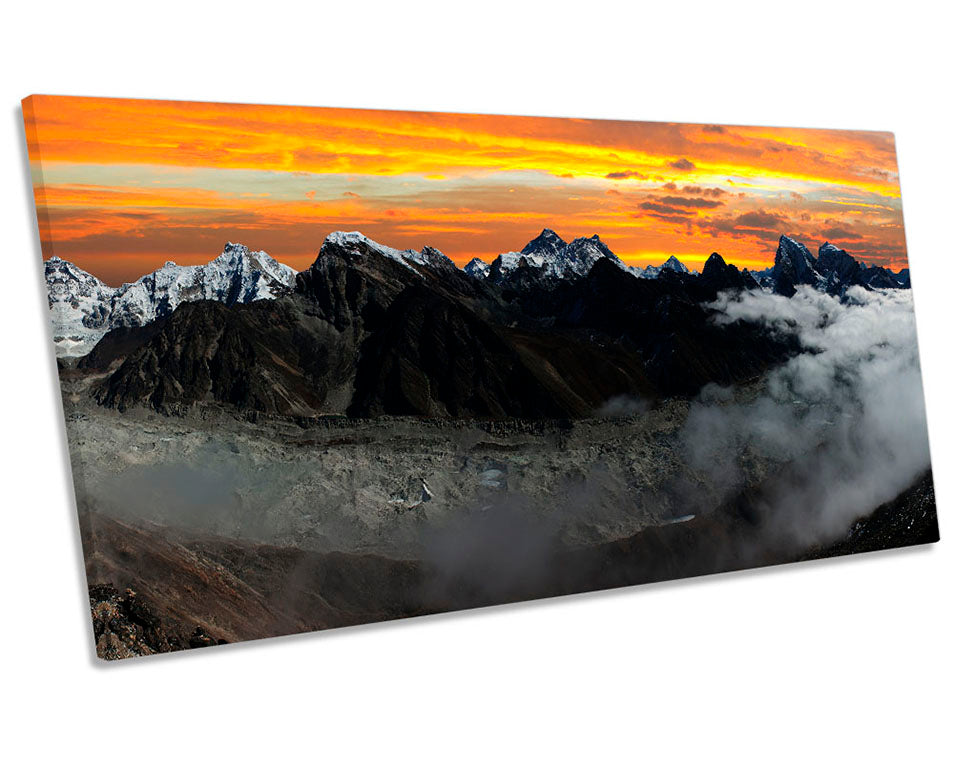 Mount Everest Mountains Sunset Picture