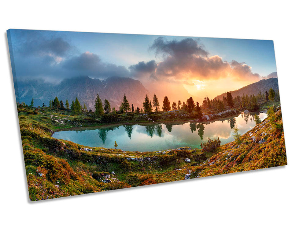 Alps Mountains Lake Landscape Picture