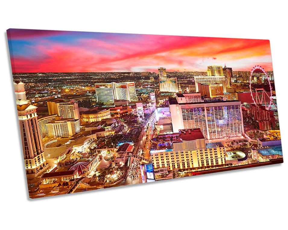 Las Vegas Strip Skyline Night Picture