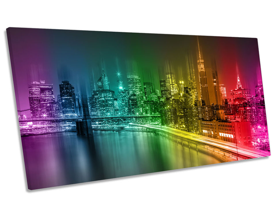 Abstract New York Rainbow Picture