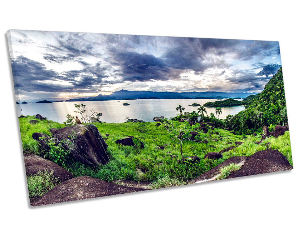 Brazil Green Landscape Lake Picture
