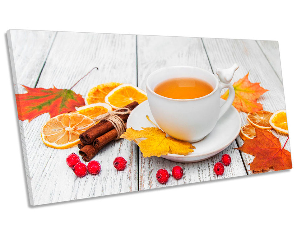 Orange Tea Cup Autumn Picture