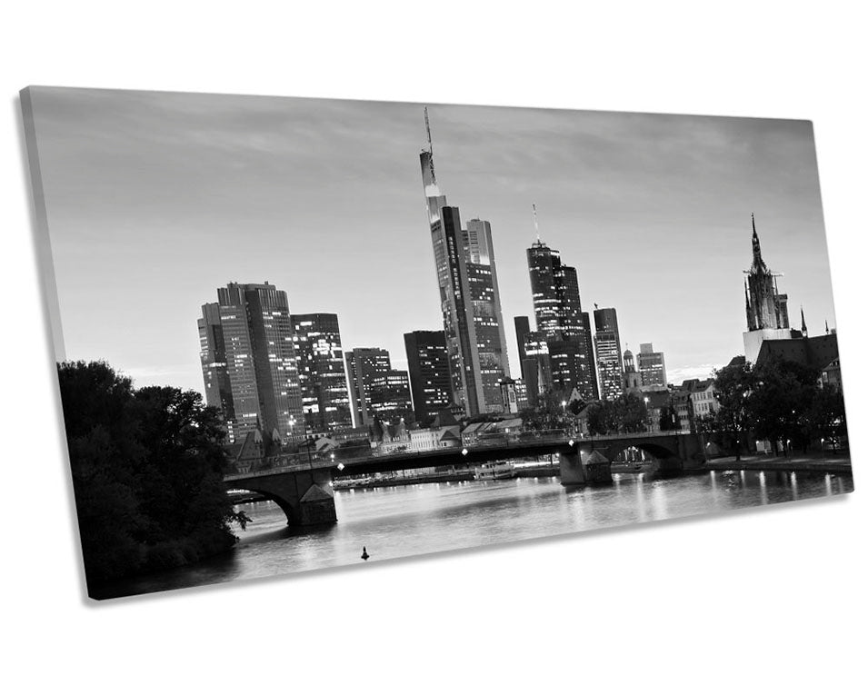 Frankfurt Skyline B&W Picture