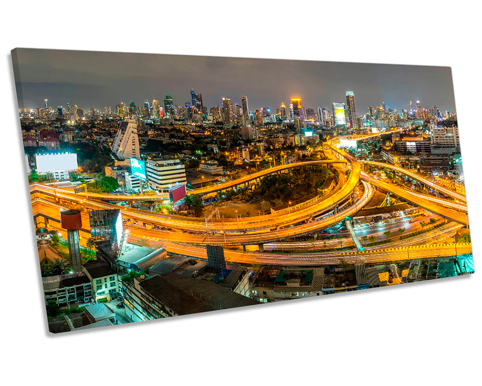 Bangkok Thailand Night City