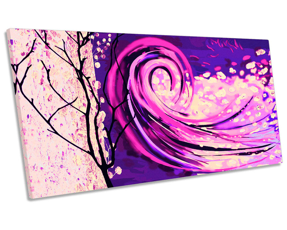 Abstract Tree Swirl Pink