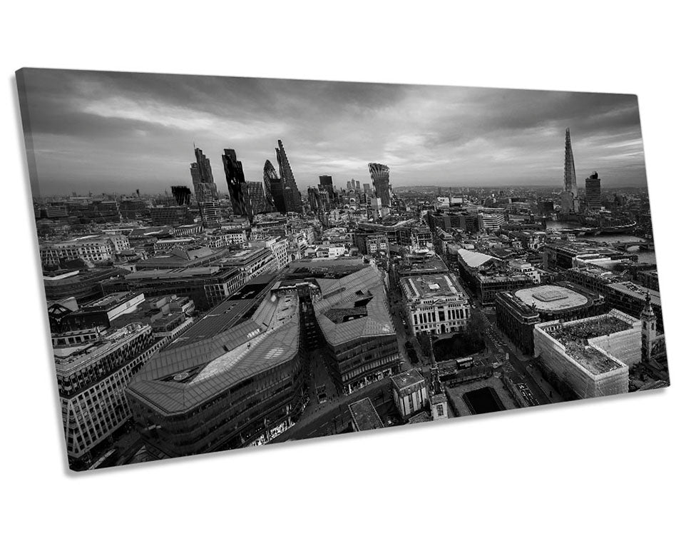 London Skyline City Black & White