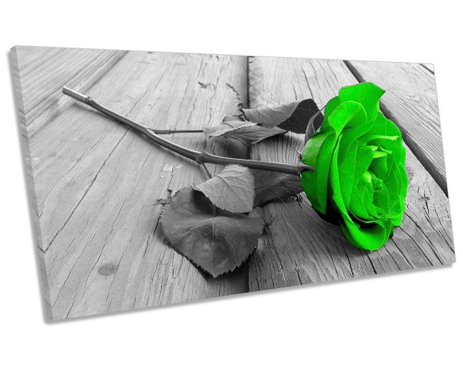 Rose Flower Floral Floorboard Green