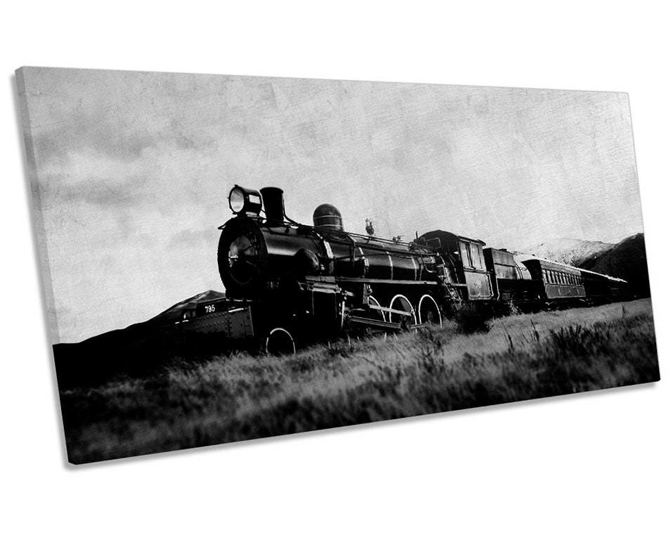 Steam Locomotive Train Grey