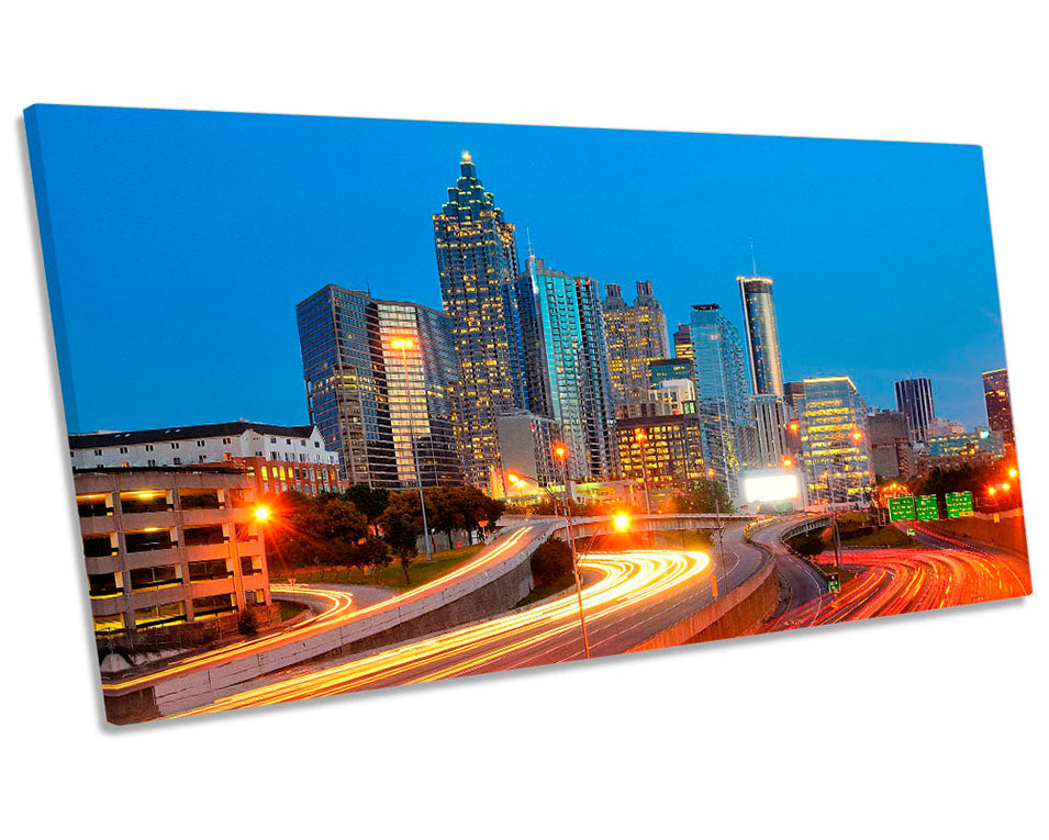 Downtown Atlanta Georgia Blue