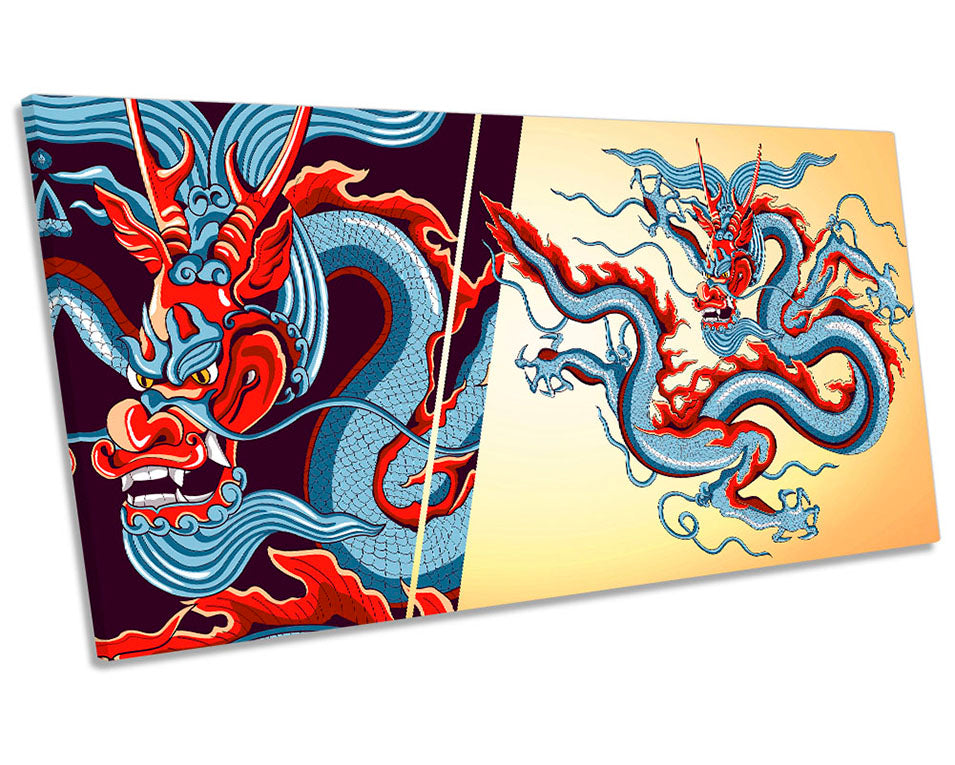 Vietnamese Dragon Asian Multi-Coloured