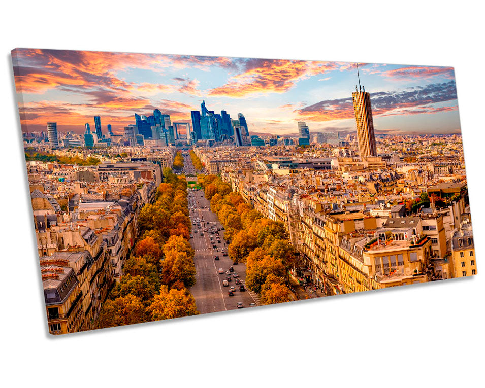 Paris City Skyline Multi-Coloured