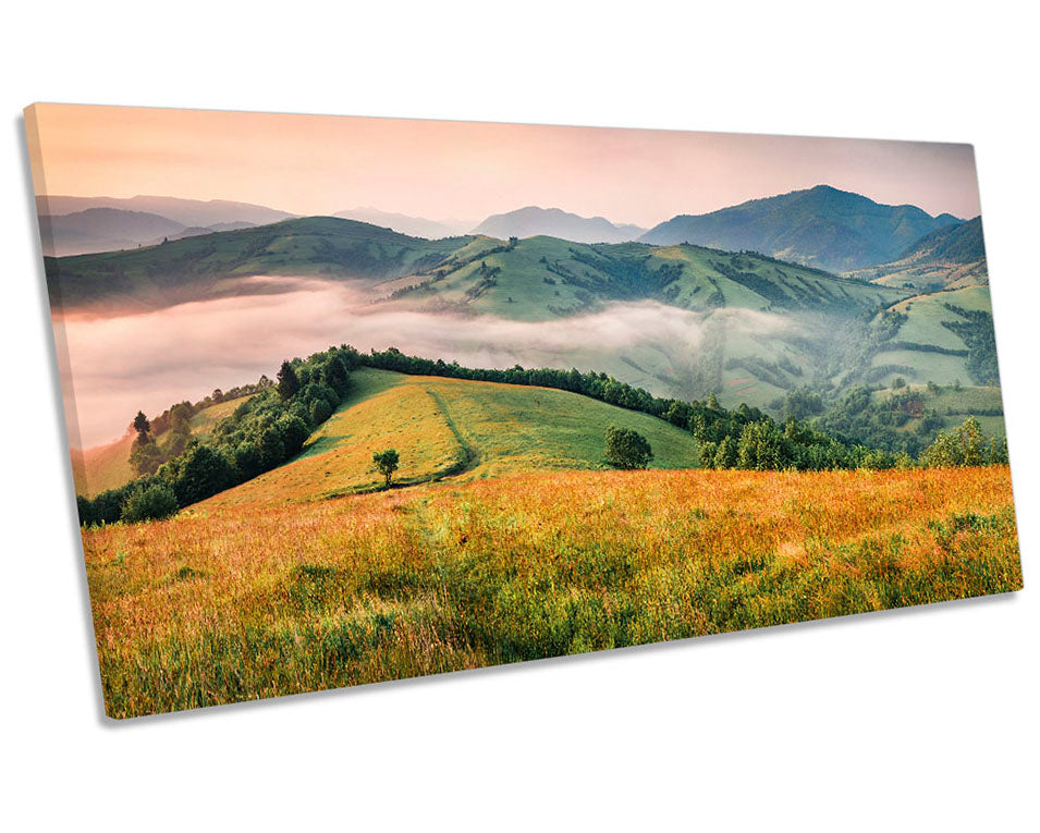 Carpathian Mountains Landscape Multi-Coloured