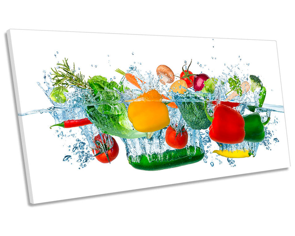 Fresh Fruit Water Splash Kitchen Multi-Coloured