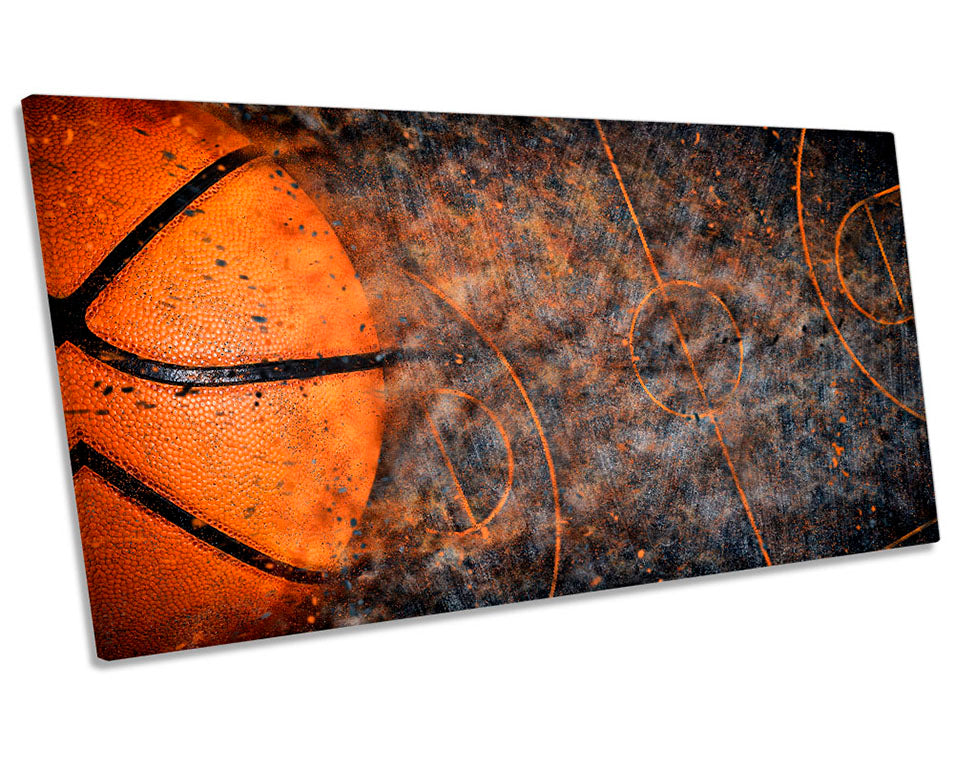 Basketball Sports Court Orange