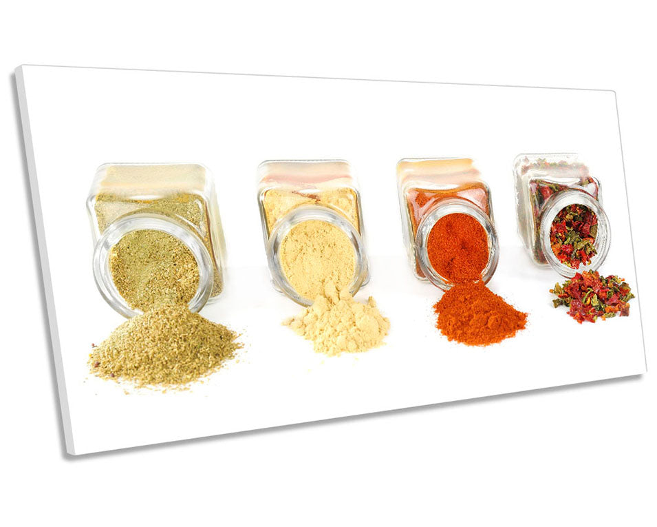 Kitchen Spices Bottles Multi-Coloured