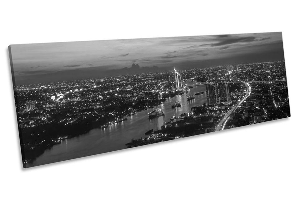 Bangkok City Skyline B&W