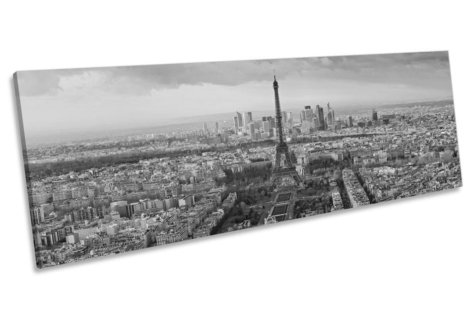 Paris Skyline Eiffel Tower City B&W