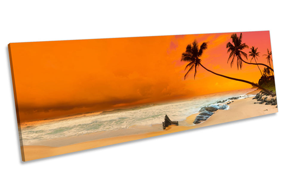 Orange Beach Tropical Sunset