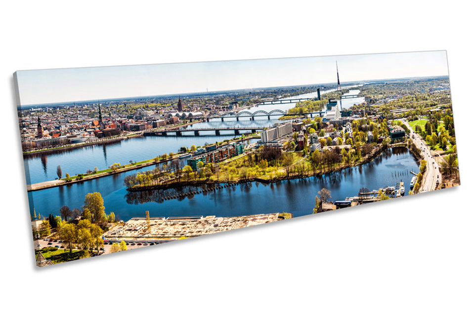 Riga Latvia Skyline City