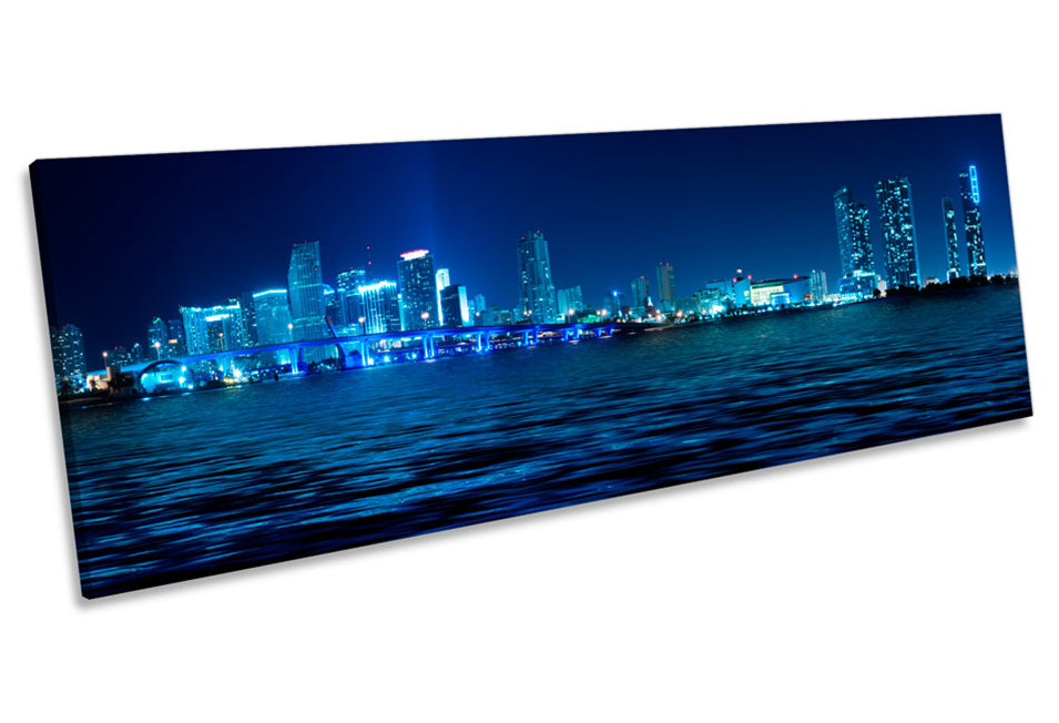 Miami Skyline Blue City