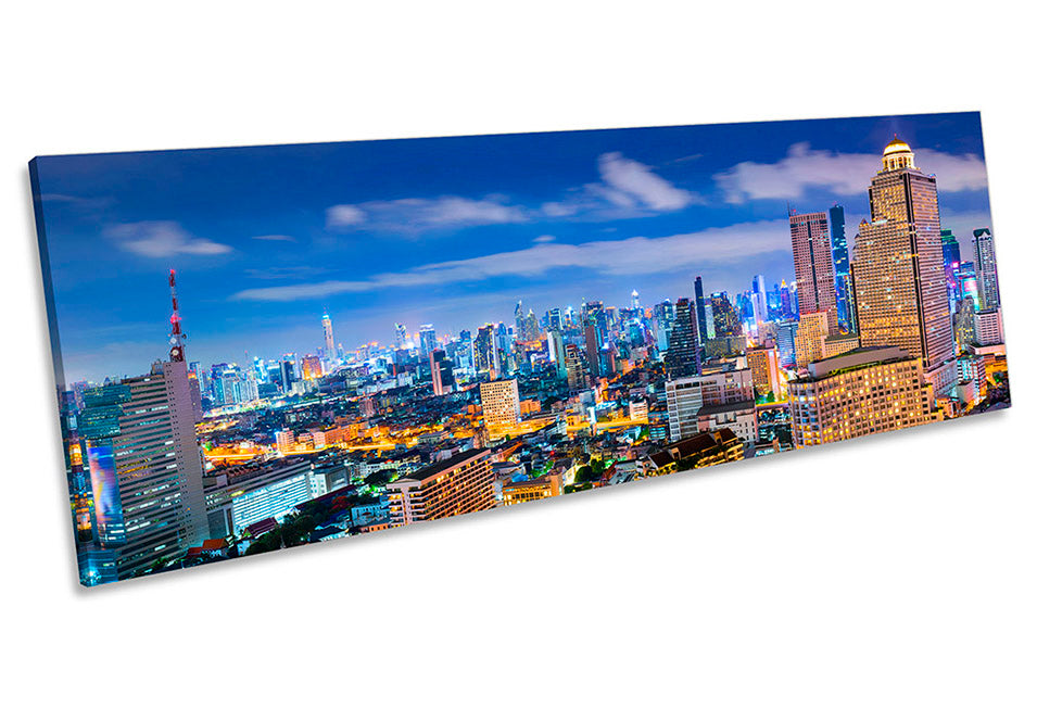 Bangkok Skyline Blue Thailand
