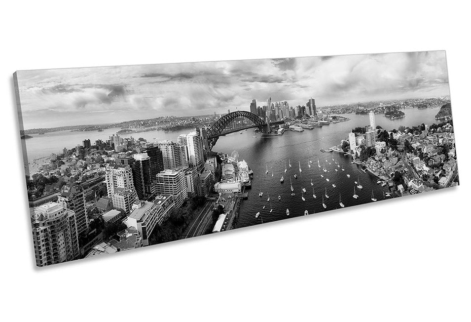 Sydney Harbour Bridge City Black & White