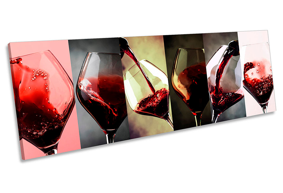 Wine Glasses Kitchen Modern Multi-Coloured