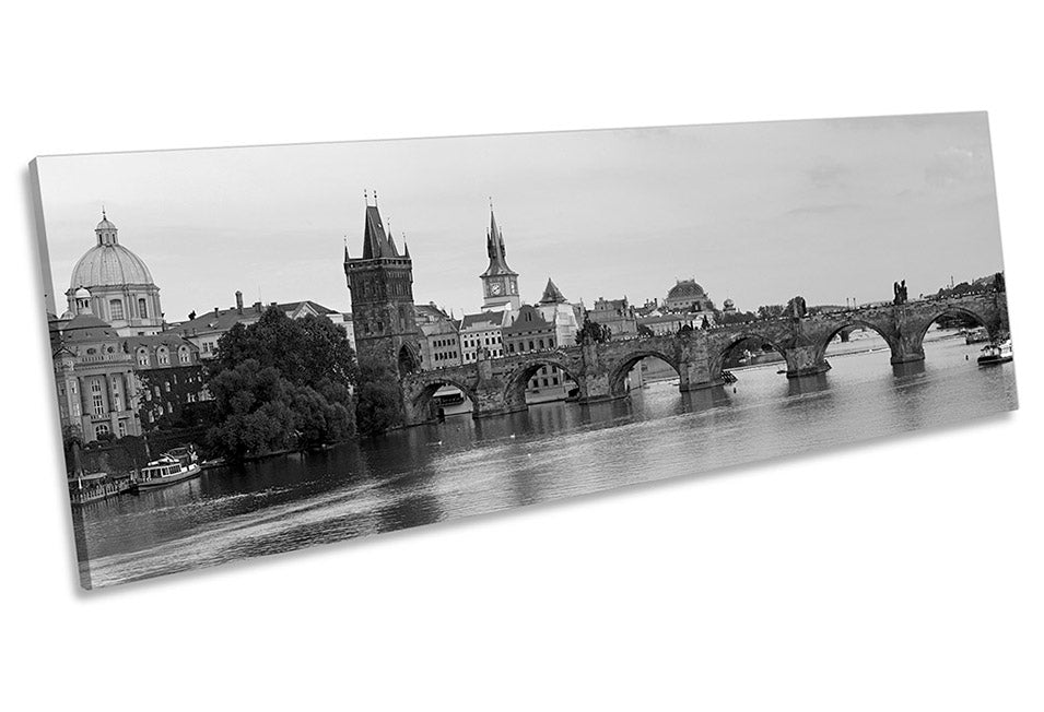 Charles Bridge Prague Black & White