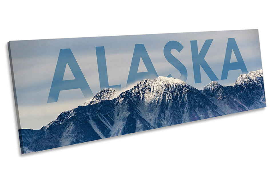 Alaska Mountains Landscape Blue