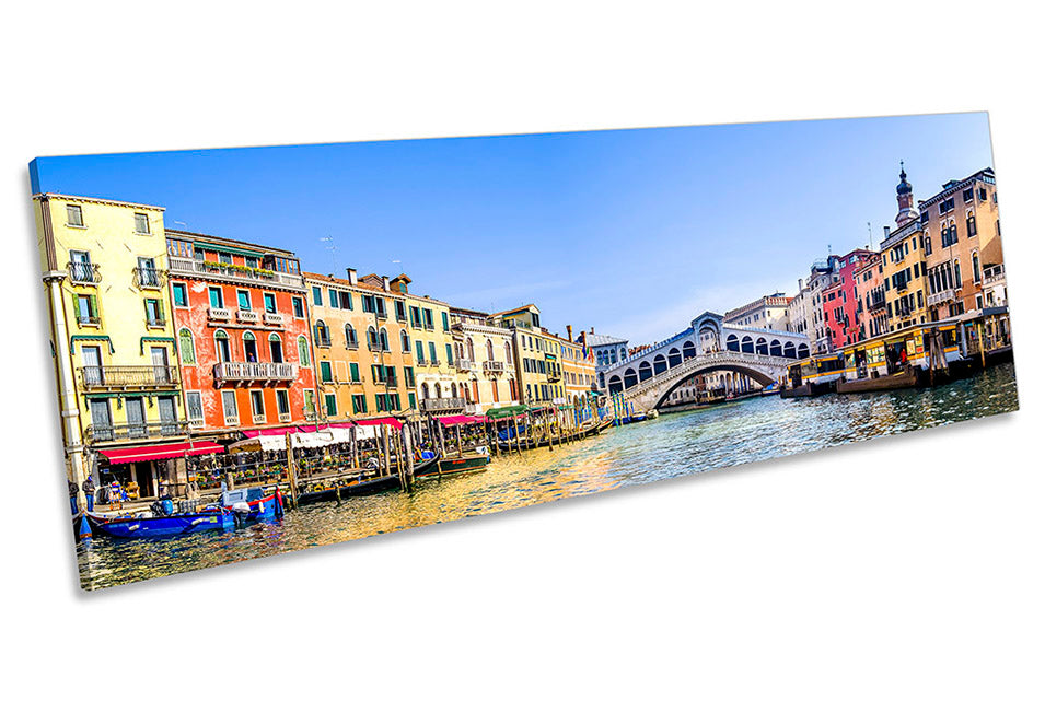 Rialto Bridge Venice Italy Multi-Coloured