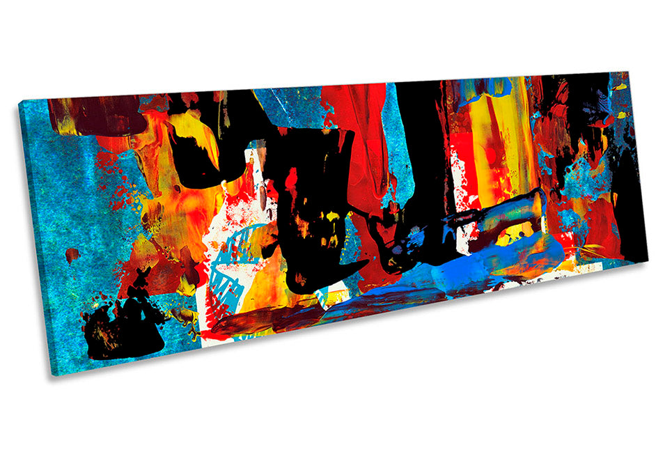 Abstract Paint Modern Multi-Coloured