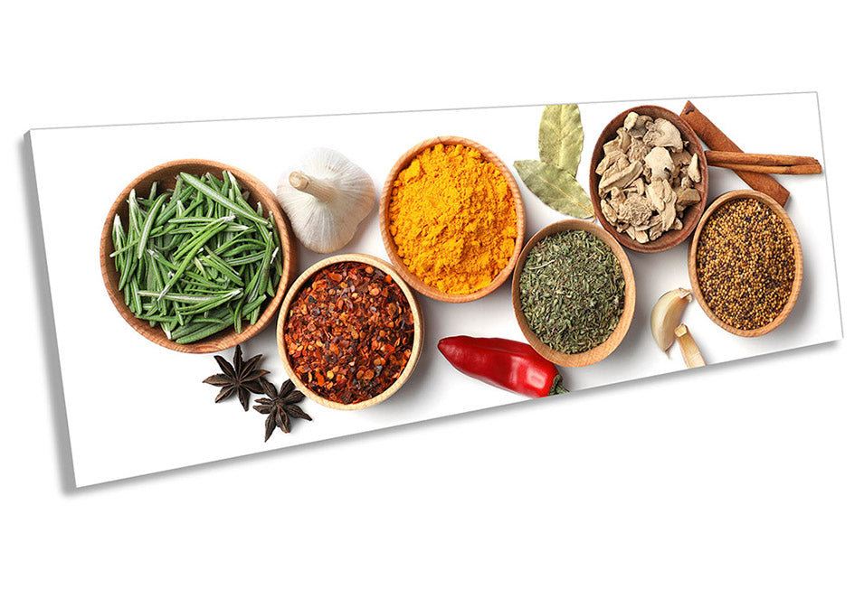 Kitchen Bowls Spices Herbs Multi-Coloured