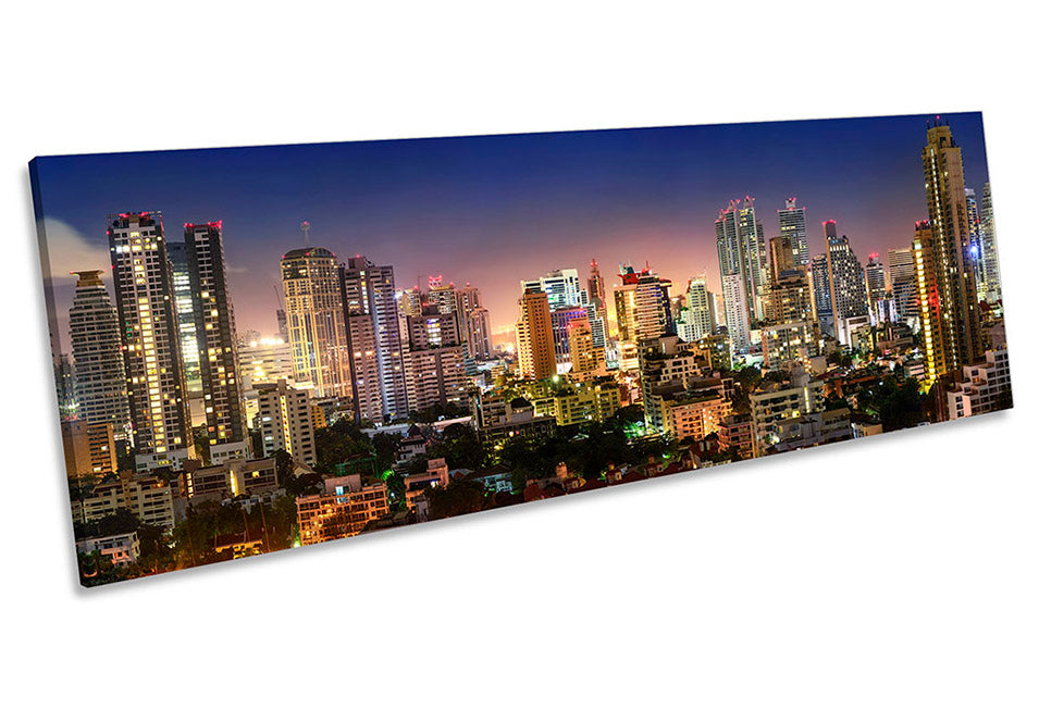 Bangkok City Skyline Multi-Coloured