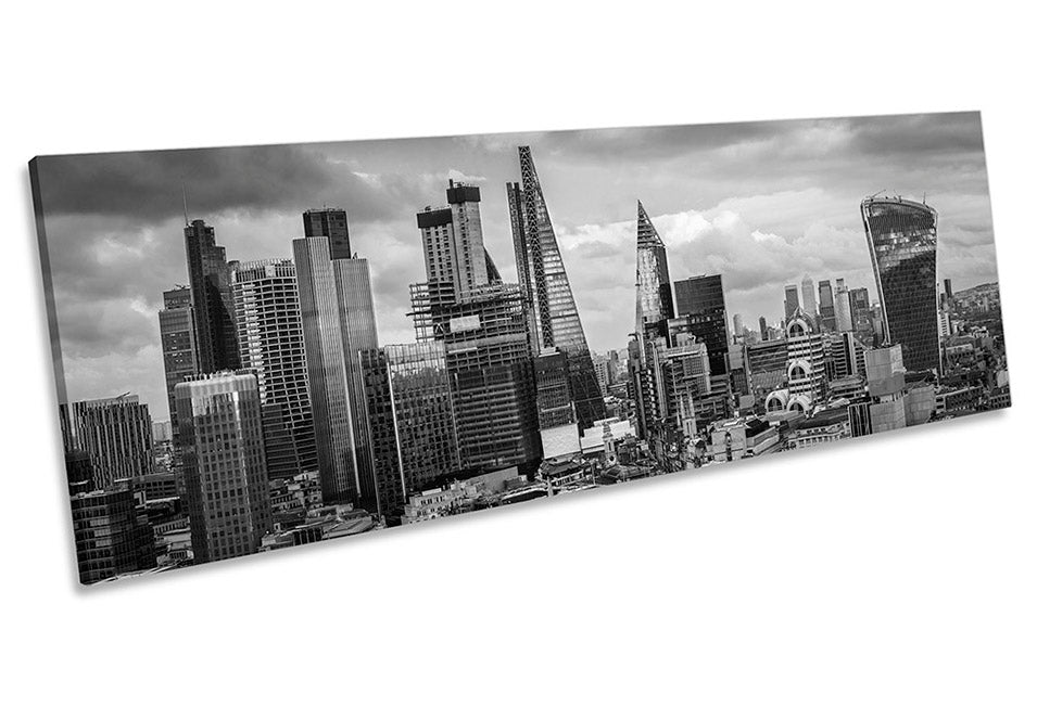 City of London Skyline Black & White