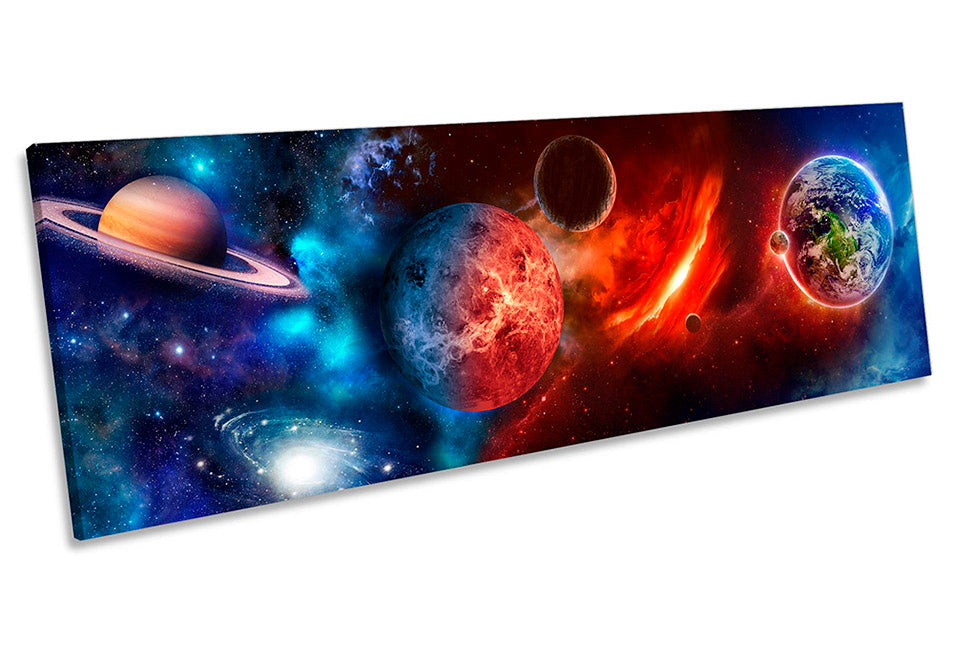 Planets Astronomy Space Multi-Coloured