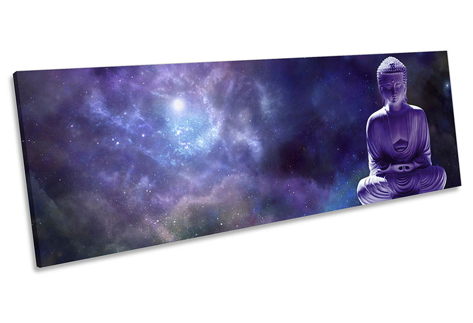 Buddha Monk Outer Space Purple