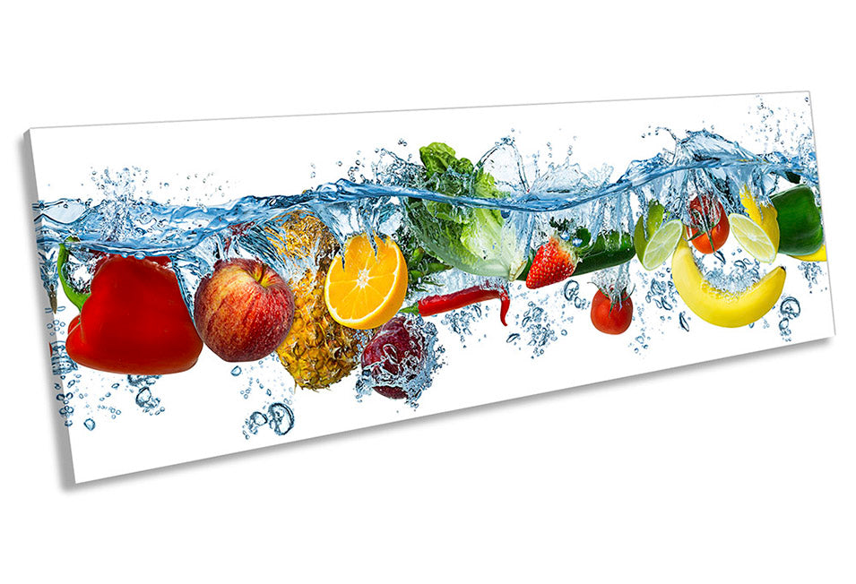 Fruit Water Splash Kitchen Multi-Coloured
