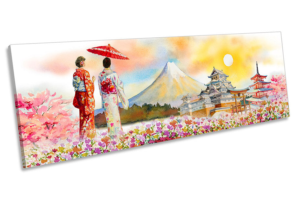 Japanese Landscape Japan Multi-Coloured