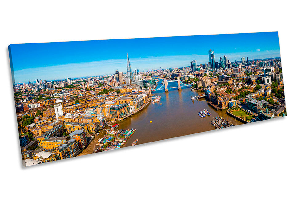 London Skyline River Thames Multi-Coloured
